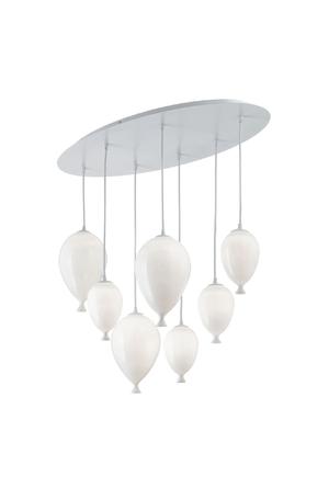 Ideal lux CLOWN SP7 Bianco - подвесной светильник