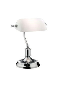 Ideal lux LAWYER TL1 Cromo - настольная лампа