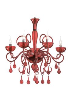 Ideal lux LILLY SP5 Rosso - люстра подвесная